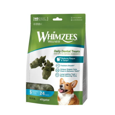 Ласощі Whimzees Alligator д/собак у формі Алігатора S 24 шт Ласощі Whimzees Alligator д/собак у формі Алігатора S 24 шт