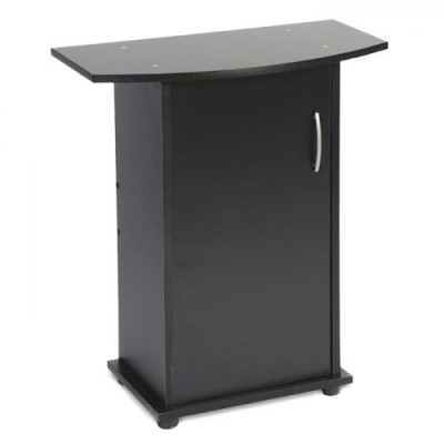 Підставка під акваріум Природа овальна з дверима, чорна, 50х30х70 см Підставка під акваріум Природа овальна з дверима, чорна, 50х30х70 см