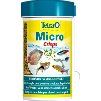 Корм Tetra Micro Crisps для акваріумних дрібних рибок, 100 мл (мікрочіпси) Корм Tetra Micro Crisps для акваріумних дрібних рибок, 100 мл (мікрочіпси)