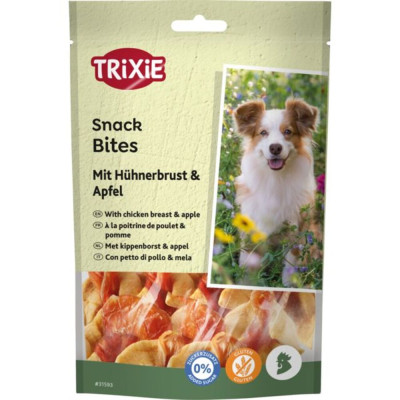 Ласощі Trixie Bites with Chicken Breast & Apple для собак з куркою та яблуком 100 г Ласощі Trixie Bites with Chicken Breast & Apple для собак з куркою та яблуком 100 г