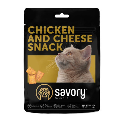 Хрумкі ласощі Savory Cats Snacks Pillows Gourmand with Chicken & Cheese для дорослих вибагливих котів, подушечки з куркою та Хрумкі ласощі Savory Cats Snacks Pillows Gourmand with Chicken & Cheese для дорослих вибагливих котів, подушечки з куркою та