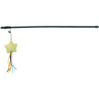 Іграшка Trixie Паличка з плюшевою зіркою і котячою м'ятою для котів 46 см Іграшка Trixie Паличка з плюшевою зіркою і котячою м'ятою для котів 46 см