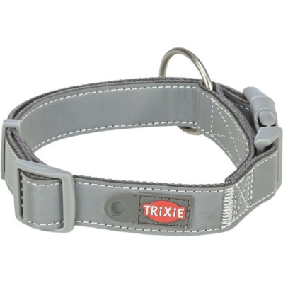 Нашийник Trixie для собак Premium Reflect світло відбиваючий графіт розмір M-L 36-55 см/25 мм Нашийник Trixie для собак Premium Reflect світло відбиваючий графіт розмір M-L 36-55 см/25 мм