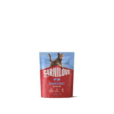 Корм сухий Carnilove Active Salmon & Turkey для котів лосось та індичка 400 г Корм сухий Carnilove Active Salmon & Turkey для котів лосось та індичка 400 г