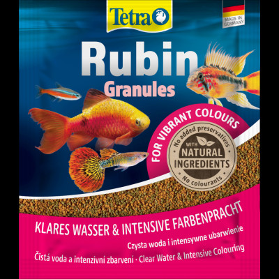 Корм сухий Tetra Rubin Granules для акваріумних рибок для яскравості забарвлення в гранулах 15 г Корм сухий Tetra Rubin Granules для акваріумних рибок для яскравості забарвлення в гранулах 15 г