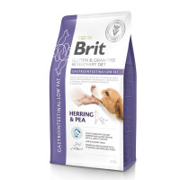 Корм сухий Brit VetDiet Dog Gastrointestinal-Low fat для собак при проблемах з травленням з обмеженим вмістом жиру з оселедц