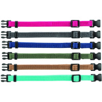 Набір нашийників Trixie для цуценят рожевий/сірий/темно-синій/оливковий/коричневий/бірюзовий нейлон M-L 22-35 см 10 мм 6 шт Набір нашийників Trixie для цуценят рожевий/сірий/темно-синій/оливковий/коричневий/бірюзовий нейлон M-L 22-35 см 10 мм 6 шт