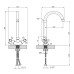 Змішувач для кухні Kroner KRM Rhein - C034 Змішувач для кухні Kroner KRM Rhein - C034