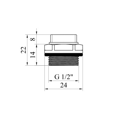 Кран Маєвського Karro 1/2