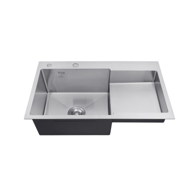 Кухонна мийка Kroner KRP Gebürstet - 7848LHM (3.0/1.0 мм) Кухонна мийка Kroner KRP Gebürstet - 7848LHM (3.0/1.0 мм)