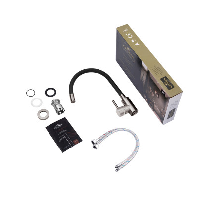 Змішувач для кухні Kroner KRP Edelstahl Klassisch - PVD035BLK Змішувач для кухні Kroner KRP Edelstahl Klassisch - PVD035BLK