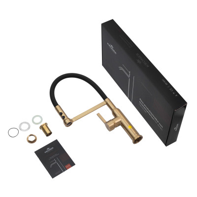 Змішувач для кухні Kroner KRP Ersel - GBG03112BLK