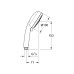 Лійка для ручного душу Grohe Vitalio Comfort 100 26094000