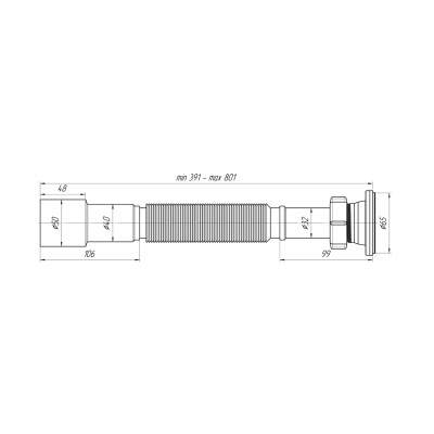 Гофра ANIplast 1½