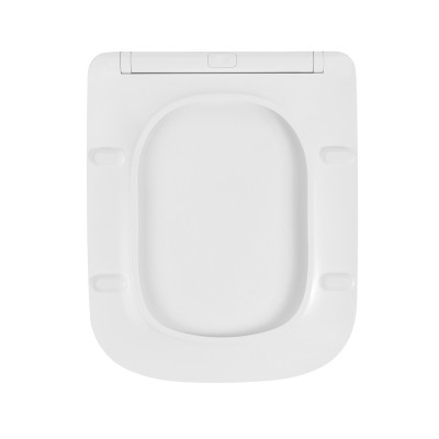 Комплект 4 в 1: Інсталяція GROHE Solido 3 в 1 3884966Q + Унітаз безобідковий Kroner Eifel WHI483429 TORNADO з сидінням Slim Duroplast / Soft-close / Quick relase KE483429WHIT (3884966KE483429)