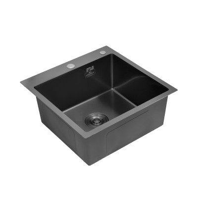 Кухонна мийка Kroner KRP Schwarze - 5050HM PVD (3.0/1.0 мм) Кухонна мийка Kroner KRP Schwarze - 5050HM PVD (3.0/1.0 мм)