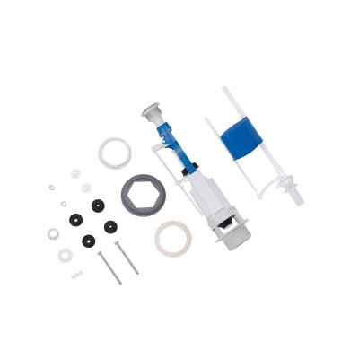 Комплект для бачка унітаза Kroner KRP - KIT6957 з одинарною кнопкою, нижнє підведення 1/2 Комплект для бачка унітаза Kroner KRP - KIT6957 з одинарною кнопкою, нижнє підведення 1/2