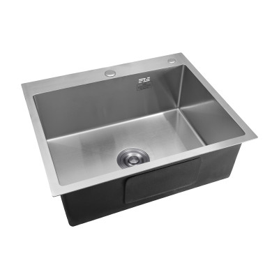 Кухонна мийка Kroner KRP Gebürstet - 6050HM (3.0/1.0 мм) Кухонна мийка Kroner KRP Gebürstet - 6050HM (3.0/1.0 мм)