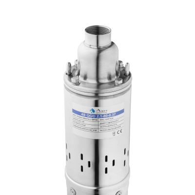 Насос глибинний шнековий Agua 4S QGD2,1-80-0,37 Hmax 80 м Qmax 35 л/хв P 370 Вт з вбудованим конденсатором Насос глибинний шнековий Agua 4S QGD2,1-80-0,37 Hmax 80 м Qmax 35 л/хв P 370 Вт з вбудованим конденсатором