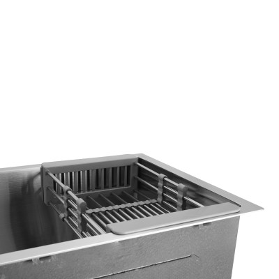 Кухонна мийка Kroner KRP Gebürstet - 4843HM (3.0/1.0 мм) Кухонна мийка Kroner KRP Gebürstet - 4843HM (3.0/1.0 мм)