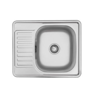 Кухонна мийка Kroner KRP Satin - 5848 (0.8 мм) Кухонна мийка Kroner KRP Satin - 5848 (0.8 мм)