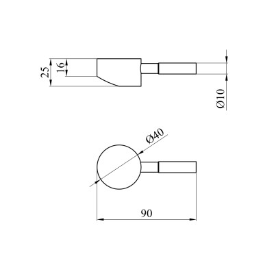 Ручка для змішувача Kroner KRP - ESG935 Ручка для змішувача Kroner KRP - ESG935