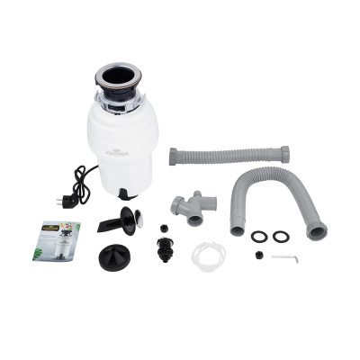 Подрібнювач харчових відходів Kroner KRP Kaiman WHI - 550W