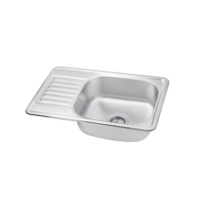 Кухонна мийка Kroner KRP Satin - 6642 (0.8 мм) Кухонна мийка Kroner KRP Satin - 6642 (0.8 мм)