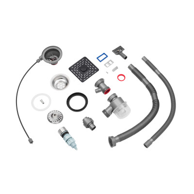 Кухонна мийка Kroner KRP Schwarze - SET7545HM PVD (3.0/0.8 мм) Кухонна мийка Kroner KRP Schwarze - SET7545HM PVD (3.0/0.8 мм)