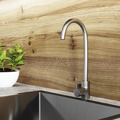 Змішувач для кухні Kroner KRP Edelstahl Klassisch - ESG035 Змішувач для кухні Kroner KRP Edelstahl Klassisch - ESG035