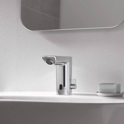 Змішувач безконтактний для раковини Grohe Bau Cosmopolitan E 36451000 Змішувач безконтактний для раковини Grohe Bau Cosmopolitan E 36451000