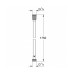 Шланг для душу Grohe VitalioFlex Silver TwistStop 1750 мм 27506001