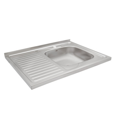 Кухонна мийка накладна Kroner KRP Dekor - 6080R (0.6 мм) Кухонна мийка накладна Kroner KRP Dekor - 6080R (0.6 мм)