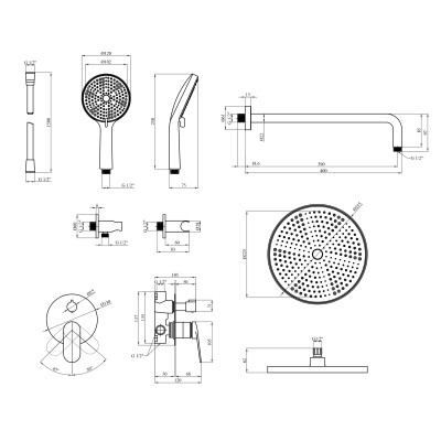 Душова система Kroner Element 211335B-0101