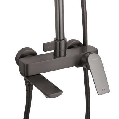 Набор 2 в 1 душова система Kroner Graz-GRP063 + змішувач Graz-GRP010