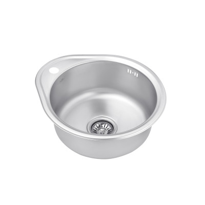 Кухонна мийка Kroner KRP Satin - 4843 (0.8 мм) Кухонна мийка Kroner KRP Satin - 4843 (0.8 мм)