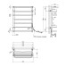 Сушарка для рушників електрична Kroner KRP Stern ER700x500-7