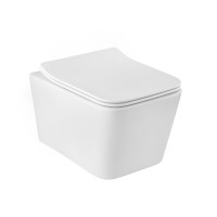 Унітаз підвісний безобідковий Kroner Eifel WHI523629 RIMLESS з сидінням (KE523629WHIR) Унітаз підвісний безобідковий Kroner Eifel WHI523629 RIMLESS з сидінням (KE523629WHIR)