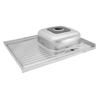 Кухонна мийка накладна Kroner KRP Dekor - 6080R (0.6 мм) Кухонна мийка накладна Kroner KRP Dekor - 6080R (0.6 мм)