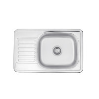 Кухонна мийка Kroner KRP Satin - 6642 (0.8 мм) Кухонна мийка Kroner KRP Satin - 6642 (0.8 мм)