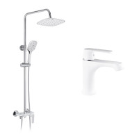 Набор 2 в 1 душова система Kroner Armada-W063 + змішувач Armada-W010 Набор 2 в 1 душова система Kroner Armada-W063 + змішувач Armada-W010