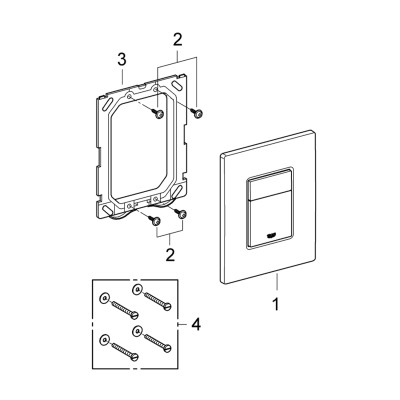 Панель змиву для унітаза Grohe Skate Cosmopolitan 38732000 Панель змиву для унітаза Grohe Skate Cosmopolitan 38732000