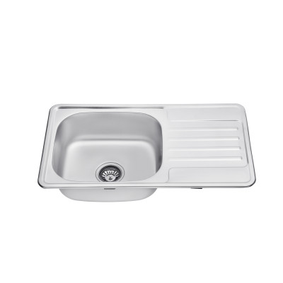 Кухонна мийка Kroner KRP Satin - 7642 (0.8 мм) Кухонна мийка Kroner KRP Satin - 7642 (0.8 мм)