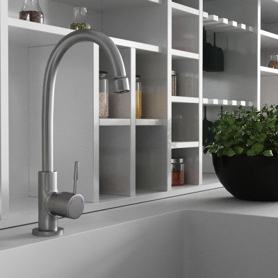 Кран на одну воду Kroner KRP Edelstahl Klassisch - ESG098 Кран на одну воду Kroner KRP Edelstahl Klassisch - ESG098