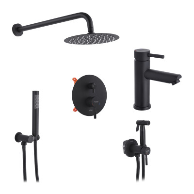 Набор 3 в 1 душова система прихованого монтажу Kroner Edelstahl Klassisch-SCH082 + змішувач Edelstahl Klassisch-SCH010 + змішувач Kroner Edelstahl Klassisch-SCH053 Набор 3 в 1 душова система прихованого монтажу Kroner Edelstahl Klassisch-SCH082 + змішувач Edelstahl Klassisch-SCH010 + змішувач Kroner Edelstahl Klassisch-SCH053