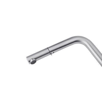 Змішувач для кухні з висувним виливом Kroner KRP Edelstahl Klassisch - ESG03917