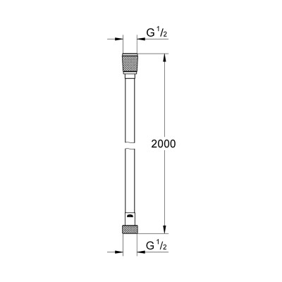 Шланг для душу Grohe VitalioFlex Metal Long-Life 2000 мм 22103000