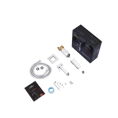 Набір для гігієнічного душу прихованого монтажу зі змішувачем Kroner KRP Bidet - C083 Набір для гігієнічного душу прихованого монтажу зі змішувачем Kroner KRP Bidet - C083