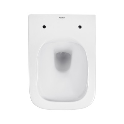 Унітаз підвісний безобідковий Kroner Eifel WHI493436 RIMLESS з сидінням Slim Duroplast / Soft-close / Quick relase (KE493436WHIR)