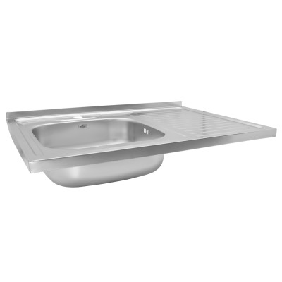 Кухонна мийка накладна Kroner KRP Dekor - 6080L (0.6 мм) Кухонна мийка накладна Kroner KRP Dekor - 6080L (0.6 мм)